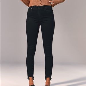 Abercrombie high rise skinny jeans